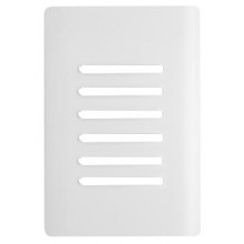 Placa P/ 6 Interruptores (ESPECIAL)  4x2 - Novara Branco